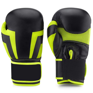 Gants de boxe professionnels personnalisés de haute qualité avec logo, en cuir confortable pour l'entraînement, équipement d'arts martiaux en gros - Product Image 1