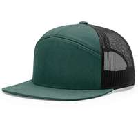 Casquette Trucker 7 Panneaux Haute Visibilité avec Fermeture Snapback Avant Sans Couture, Dos en Maille, Logo Personnalisé Brodé, Respirante et 100% Imperméable