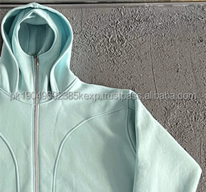 Sweat à capuche personnalisable pour homme, 400 g/m², 100 % coton, avec fermeture éclair, streetwear, masque intégral pour homme, sweat à capuche Y2k avec fermeture éclair - Product Image 5