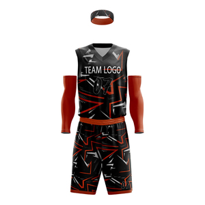 Vêtements de sport personnalisés, ensembles d'uniformes de basket-ball respirants, 100% polyester, service OEM à vendre - Product Image 1