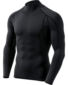 <b>Custom</b> <b>Design</b> Your Own <b>Compression</b> <b>Shirts</b> Regular Sleeve Pattern Best Quality Men Hip Hop Style Polyester/Cotton Quick Dry - Product Image 3