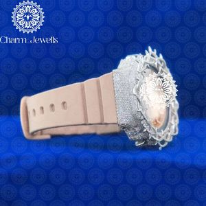 นาฬิกาข้อมือผู้ชาย Charm Luxury Vintage ขนาด 40 มม. ตัวเรือนแบบอนาล็อก ระบบกลไก ประดับเพชร สายสแตนเลส หน้าปัดกระจกเรืองแสง - Product Image 5