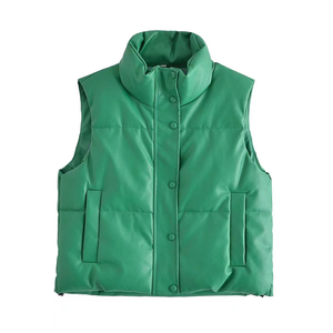 Veste matelassée unisexe, veste d'hiver chaude, gilet rembourré léger, streetwear d'extérieur, fabrication sur mesure en gros OEM ODM - Product Image 3