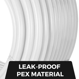 Tubo PEX Ossigeno Non Barriera da 3/4 Pollici, Bobina da 300 Piedi, Tubo EVOH PEX B per Riscaldamento Radiante a Pavimento Residenziale e Commerciale, Materiale PE - Product Image 4