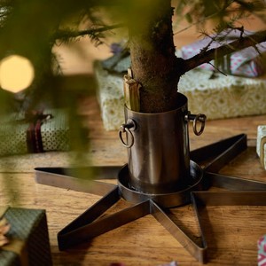 Heavy Duty Aluminum Christmas <b>Tree</b> Stand Adjustable Base for <b>Artificial</b> <b>Trees</b> Large Size Vintage Style Eco-Friendly <b>Outdoor</b> Use - Product Image 3