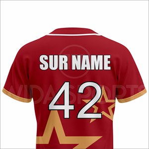 2026 Custom <b>Baseball</b> Team Uniform <b>Set</b> Breathable Quick Dry Polyester Sublimated Jersey Wholesale Manufacturer - Product Image 5