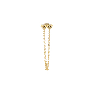 Pulsera de Diamantes Geométricos con Cadena de Eslabones, Joyería de Lujo para Mujer, Corte Triangular, Engaste de Puntas, Uso Diario - Product Image 3