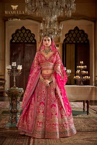 Rivaayat House Presents Plus Size Princess Casual Ball Gown Floor-Length 100% Silk Bridesmaid <b>Lehenga</b> Choli - Product Image 1
