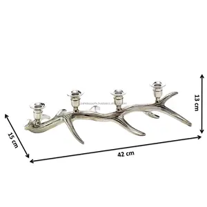 Portavelas Rústico de Hierro para Espacios Acogedores, Portavelas, Farol, Decoración para Eventos Navideños, Zahid Exports - Product Image 2