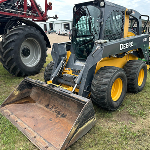 Chargeuse sur chenilles John Deere d'occasion, forte puissance hydraulique, machine de chantier - Product Image 6