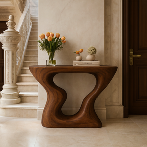 Mesa consola de madera maciza, mesa consola para entrada, fabricante de mesas consola, mesa consola para sala de estar - Product Image 2