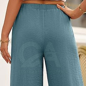 Women Trendy <b>Summer</b> Trousers Lightweight Loose Fit Daily Wear <b>Pants</b> Women Cotton Blend <b>Summer</b> <b>Pants</b> Mid Waist Straight Leg - Product Image 5
