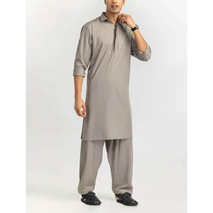 Latest Design <b>Men's</b> <b>Kurta</b> Set High-End Shalwar Kameez for <b>Men</b> 2026 Trendy <b>Men's</b> Islamic Traditional Suit Wholesale - Product Image 2