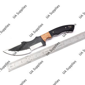 Couteau de chasse et de camping robuste à pointe clip en acier à haute teneur en carbone 1095, personnalisable OEM/ODM, vente en gros - Product Image 6