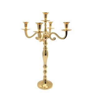 Charming vintage look five <b>light</b> pewter finished candelabra with graceful upswept <b>branches</b>, available at wholesale prices. - Product Image 3