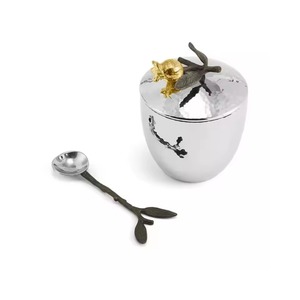 Bol de service en acier inoxydable de qualité supérieure avec cuillère, conçu pour une durabilité et une utilisation longue durée. - Product Image 5