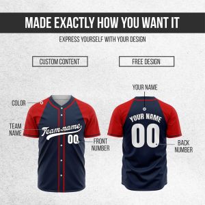 Maillot de baseball personnalisé sublimé pour hommes, respirant, en polyester, à boutons, uniforme d'équipe, chemise de baseball personnalisée, athlétique - Product Image 5