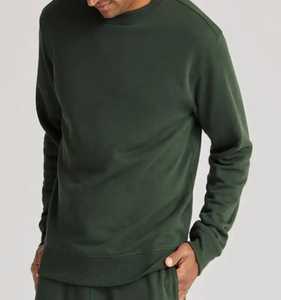 Ropa Deportiva para Hombre, Cuello Redondo, Chándal Ajustado, Ropa de Fitness, 100% Algodón, Felpa, 370 g/m², Chándal Cómodo y Cálido - Product Image 3