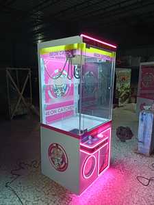 Doll Catcher Neon Coin Operated Prize Redemption Arcade <b>Machine</b> Commercial <b>Amusement</b> Equipment for Family Entertainment Center - Product Image 3