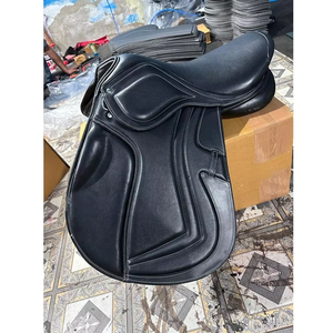 Selle d'équitation anglaise personnalisée en cuir véritable imprimé, confortable et durable, pour le dressage, le saut d'obstacles et l'équitation western, pour femmes, avec chemises d'équitation à séchage rapide - Product Image 1