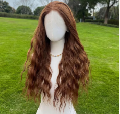 Perruque longue brune en cheveux humains Remy, entièrement en dentelle, avec cheveux de bébé, bonnet en dentelle suisse transparente, taille moyenne - Product Image 6