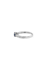 Anillo de Zafiro Azul en Plata de Ley 92.5 KLSR-11828 - Product Image 3