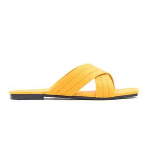 Yellow <b>Basketball</b> Style Casual Chappal CL1348 <b>Shoes</b> - Product Image 3