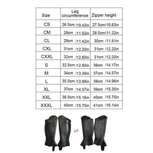Nuevo diseño: Medias pierneras de cuero para hombre, negras y marrones, al por mayor, diseño personalizado, para equitación. - Product Image 6