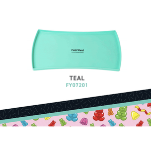 FuzzYard <b>Silicon</b> Feeding <b>Mat</b> Teal - Product Image 2