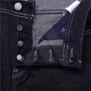 Pantalones Vaqueros Casuales para Hombre, Diseño Personalizado con Logotipo, Corte Recto, Peso Medio, Color Sólido, 100% Algodón, Secado Rápido, Precio Razonable - Product Image 5
