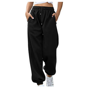 Vêtements de sport, ensemble de jogging, pantalon baggy pour femmes avec poches, pantalon cargo en tricot hip-hop pour filles, vêtements pour femmes - Product Image 3