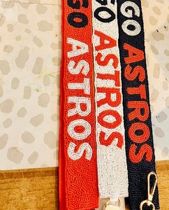 Stylish Modern Fun Cotton Handbag Accessories with Handmade Embroidery <b>Seed</b> Beaded Sports Style SPURS Design - Product Image 4
