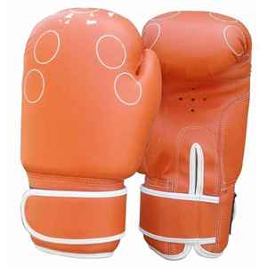 Hot Selling Customized Leather Unisex Boxing <b>Gloves</b> Breathable <b>Moisture</b> Wicking Comfortable Hook Loop Closure <b>Gloves</b> - Product Image 4