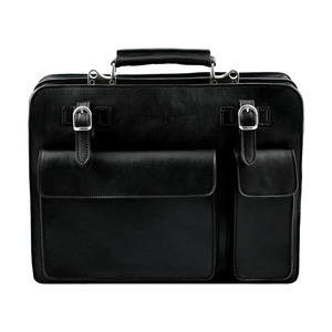 Luxury Leather Executive Briefcase <b>Bag</b> with Multi Pocket Design Vintage Office <b>Laptop</b> Messenger <b>Bag</b> for Business Travel - Product Image 1