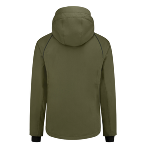Men's Green Custom Made Breathable Regular Fit Canvas Windbreaker <b>Jacket</b> Winter Outdoor Sports <b>Jackets</b> For Men - Product Image 2