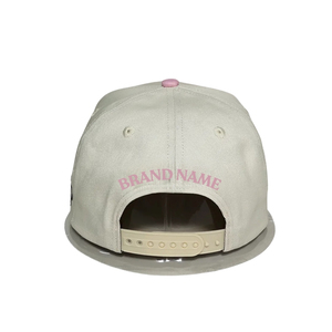 5-Panel <b>Quick</b>-<b>Dry</b> Performance Golf Hat 2-Tone Breathable Lightweight Baseball <b>Cap</b> With Custom Logo Inner Tape Snapback Closure - Product Image 4