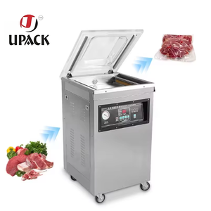 Machine d'emballage sous vide commerciale à chambre unique DZ-400 avec pompe industrielle à injection d'azote pour le stockage des céréales et des aliments - Product Image 1