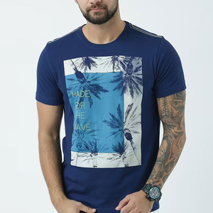 เสื้อยืดแขนสั้นคอตตอน 100% หนานุ่มพิเศษ พิมพ์ลาย DTG ประดับเพชร สำหรับผู้ชาย แห้งเร็ว - Product Image 1
