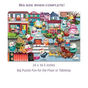 Puzzle da 100 Pezzi Caring Cats: Gioca e Impara - Product Image 2