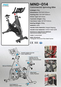 MND dezhou fitness Deportes <span class=keywords><strong>bicicleta</strong></span> de ejercicio Gimnasio comercial <span class=keywords><strong>bicicleta</strong></span> magnética Spining Bike - Product Image 3