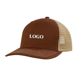 Casquette de camionneur professionnelle noire et blanche à 6 panneaux, logo personnalisé, casquette en maille de haute qualité, fermeture snapback, pour les équipes sportives - Product Image 2