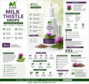 Gotas Herbales de Cardo Mariano Natural con Extracto de Silimarina para la Desintoxicación del Hígado, Salud Digestiva, Soporte Antioxidante y Refuerzo de la Inmunidad - Product Image 6