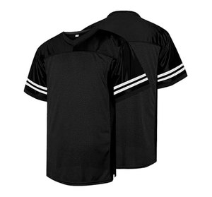 Maillots de football classiques imprimés pour hommes, unisexes, col en V, respirants, à manches courtes, pour l'entraînement, séchage rapide, hauts de sport décontractés - Product Image 3