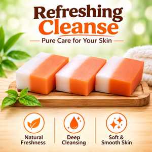 Savon en barre OEM en gros à l'acide kojique et à la papaye, blanchissant, éclaircissant, hydratant et nourrissant pour les soins de la peau - Product Image 2