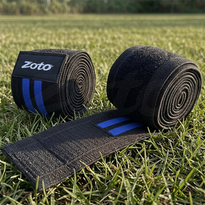 Bandes de genou pour haltérophilie à marque privée, haute élasticité, pour fitness, musculation et entraînement, protection des articulations du genou - Fournisseur - Product Image 6