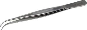 Pinzas de Laboratorio de 6 Pulgadas (15.2 cm), Acero Inoxidable, Punta Curva de Precisión, Pinzas de Punta Fina, Agarre Fuerte, Herramientas OEM - Product Image 1