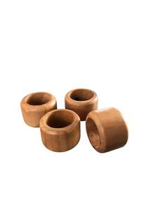 Anillos para servilletas de madera y portaservilletas de madera, accesorios decorativos para banquetes y hoteles a un precio asequible. - Product Image 6