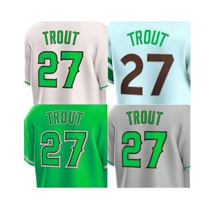 Chemises de sport pour hommes les plus vendues, 100% polyester, tissu respirant, style football américain, vêtements de sport - Product Image 3