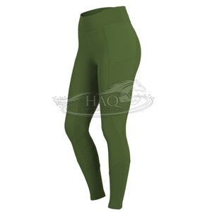 Leggings Ecuestres Profesionales para Mujer, Cintura Alta, Silicona en Todo el Asiento, Elásticos en Cuatro Direcciones, Transpirables, Compresivos y que Absorben la Humedad - Product Image 1