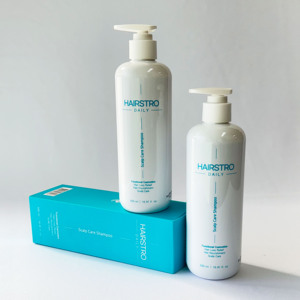 แชมพู HAIRSTRO สูตรผมนุ่มลื่น 500 มล. ผลิตในเกาหลี เหมาะสำหรับการสระผมทุกวันและผมดูสุขภาพดี - Product Image 1
